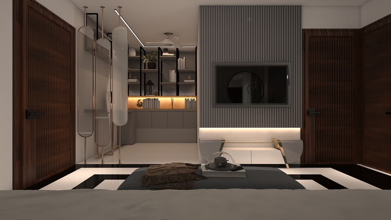 Modern building exterior architecture in Rohini Delhi