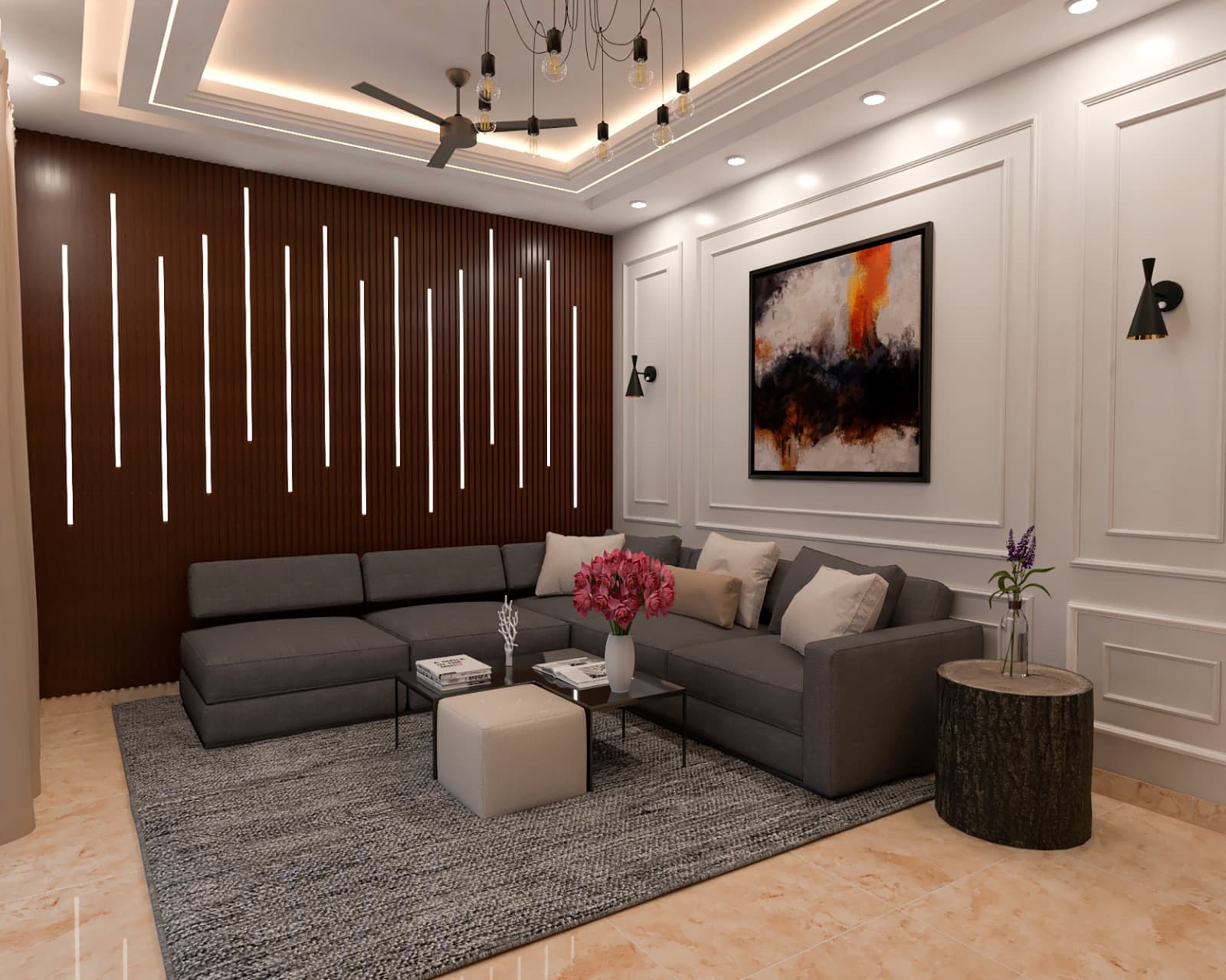 Vastu aligned bedroom interior in North Delhi